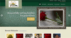 Desktop Screenshot of heritage-funeralhome.com